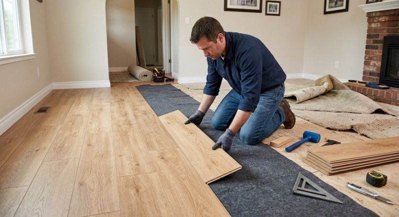 Laminate Floor Remodeling in Gettysburg, PA