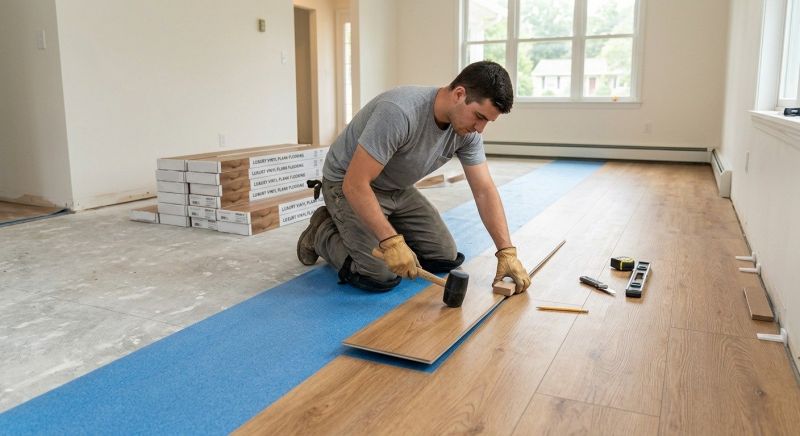 Luxury Vinyl Tile Installation in Fayetteville, PA