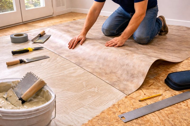 Sheet Vinyl Installation in Fayetteville, PA