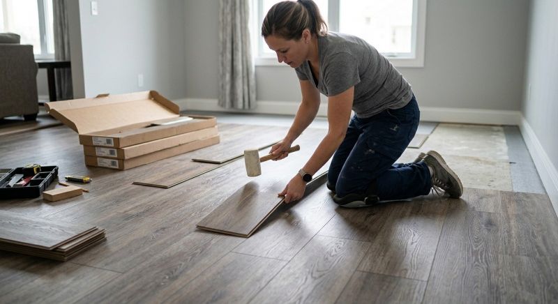 Vinyl Plank Floor Installation in Gettysburg, PA